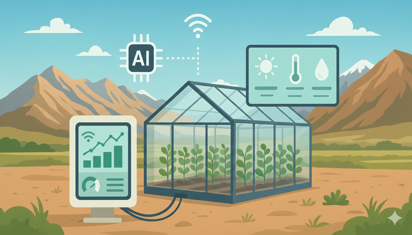 AI Powered Smart Green Housing Monitoring System for Cold and Arid Climate of Ladakh